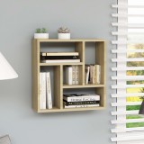 Gossi raft de perete, stejar sonoma, 45,1x16x45,1 cm, lemn prelucrat