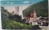 Carte postala, Brasov, Biserica Neagra, perioada interbelica