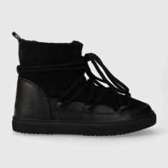 Inuikii cizme de zapada din piele intoarsa Classic culoarea negru, 55102-001