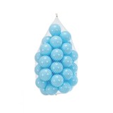 Set 50 de bile plastic Albastru 7x7x7 cm