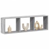 VidaXL Dulap de perete, sonoma gri, 100x16x30 cm, lemn prelucrat 854873