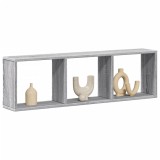VidaXL Dulap de perete, sonoma gri, 100x16x30 cm, lemn prelucrat