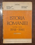 &bdquo;Istoria Rom&acirc;niei &icirc;ntre anii 1918-1981 &ndash; Aron Petric (manual universitar 1981) colecţie epocă comunistă&rdquo;