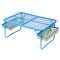 Masa de camping pliabila, 74 x 43 x 30 cm, Albastru