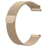 Cumpara ieftin Curea Milanese Loop, compatibila Samsung Galaxy Watch6 40mm, telescoape Quick Release, Retro Gold