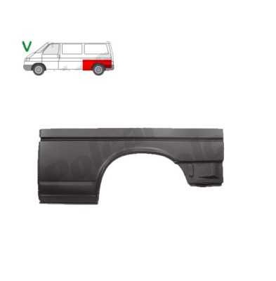 Aripa spate Vw T4 9/1990-03.2003, Partea Dreapta, Marime 1/3, Latime 1570 mm, 630 Mm, (pentru modelul lung) foto