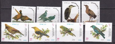 Iran 1994/1996 fauna pasari MI 2614-17/2678-81 MNH foto