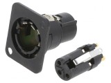 Modul XLR Femelă cu Flanșă