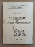 Probleme de metodica predarii matematicii- Vasile Tamas