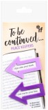 Set 2 semne de carte - To be cotinued - Purples | If (That Company Called), If (That Company Called)