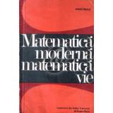 Matematica moderna, matematica vie