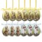 Set 12 Oua decorative Paste plastic &Oslash; 4x5 cm