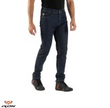 Cumpara ieftin Blugi (jeans) barbati pentru scuter - motocicleta Ixon model Kevin culoare: albastru inchis (Cordura&reg; Denim) US36