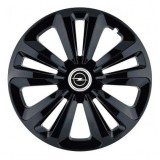 Set 4 capace roti pentru Opel, model Terra Black, R16