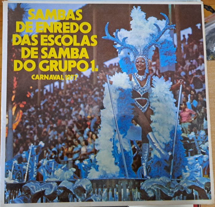 Disc Vinil Sambas De Enredo Das Escolas De Samba Do Grupo 1 - Carnaval 1977-Top Tape- 85.050
