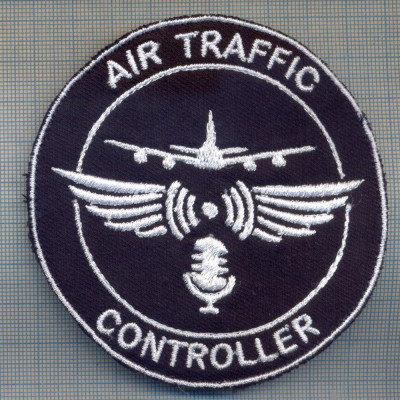 AX 1206 EMBLEMA AVIATIE -AIR TRAFFIC CONTROLLER -PENTRU COLECTIONARI foto