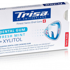 Guma dentara profesionala cu xylitol Dental Gum, 12 bucati, Trisa