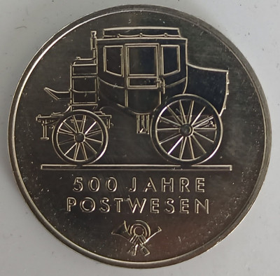 Moneda Republica Democrata Germana - 5 Mark 1990 - Posta foto