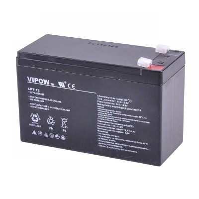Accu.Pb.12V 7.0Ah Vipow LP7-12 foto