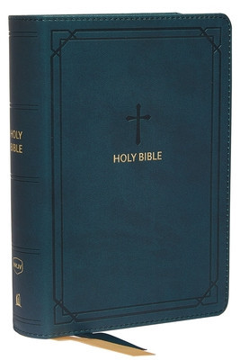 Nkjv, Reference Bible, Compact, Leathersoft, Teal, Red Letter Edition, Comfort Print: Holy Bible, New King James Version foto