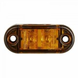 2 LED 12V Lampa Gabarit Latura Galben