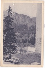 AMS - ILUSTRATA 1328, VEDERE DIN TUSNAD BAI, ANUL 1958, cu perforari