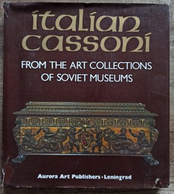 Italian cassoni from the art collections of soviet museums// 1983 foto