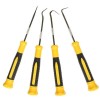 Set 4 Instrumente cu V&acirc;rf Ascuțit și C&acirc;rlige WERT 2690, 170mm, M&acirc;ner Moale, Oțel &Icirc;ntărit HRC40
