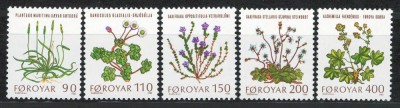 Feroe 1980 Mi 48/52 MNH - Flori salbatice foto