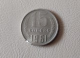 URSS - 15 copeici / kopeks (1961) - monedă s220