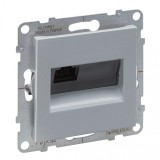 Priza RJ45 UTP CAT6 Legrand Suno aluminiu 721352