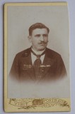 CDV Atelier Romania N. Koffler Brăila Visit-Portrait Souvenir - Bărbat cu mustață