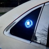 Emblema Luminoasa LED Auto cu Logo SKODA - set 2 bucati