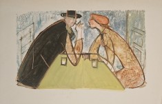 Tia Peltz, Secrete (tehnica mixta pe hartie)