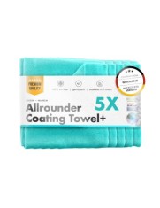 Set 5 lavete de microfibră universală Chemicalworkz Allrounder Coating Towel 350 GSM 40x40 cm, turcoaz, set 5 buc