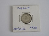 C50 - Moneda foarte veche - Ungaria - 10 filler - 1938