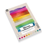 Carton lucios Creative Craft, A4, 250 g, 10 file, diverse culori
