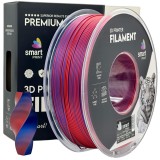 Filament PLA Silk Dual Color rosu-albastru 1.75mm 1kg Compatibil