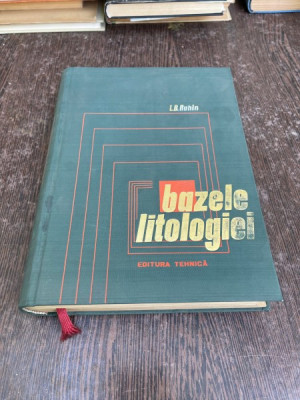 L. B. Ruhin - Bazele litologiei foto