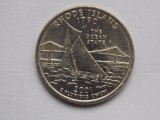 QUARTER DOLLAR 2001 USA-COMEMORATIVA-RHODE ISLAND