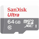 Card de memorie SanDisk Ultra microSDXC, 64GB, 100MB/s Class 10 UHS-I + SD Adapter, 64 GB