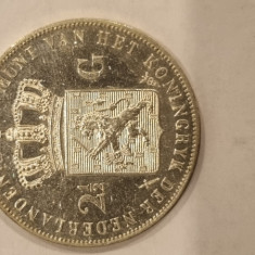 2 1/2 GULDEN 1869 OLANDA LIVRARE DOAR IN BUCUREȘTI