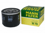 Filtru Ulei Mann Filter Renault Clio 3 2005-2014 W79, Mann-Filter