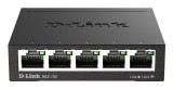 Switch de retea Gigabit D-Link DGS-105 cu 5 porturi, neadministrabil