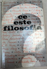 CE ESTE FILOSOFIA?-CLARA DAN,BUCURESTI 1970 foto