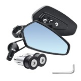 Oglinzi Moto Scuter Electrica ATV Bicicleta Harley CNC Capat Ghidon Ajustabile Anti-orbire