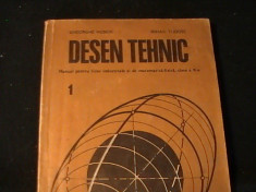 DESEN TEHNIC-MANUAL CLS- X-A-GH. HUSEIN-MIHAIL TUDOSE-239 PG A 4- foto