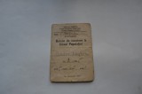 Buletin de inscriere la Biroul Populatiei, judetul Satu Mare, comuna Crucisor, satul Poiana Codrului, 1945