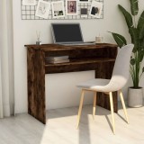Cumpara ieftin Birou, stejar fumuriu, 90x50x74 cm, lemn prelucrat