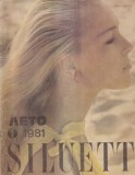 Carte Siluett nr. 1 (1981) Rusa 66 Pagini 24x30 cm Brosata